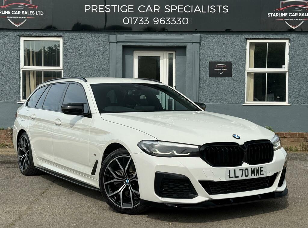 BMW 5 Series 2.0 520D Mht M Sport Touring Steptronic Euro 6 S LL70MWE White