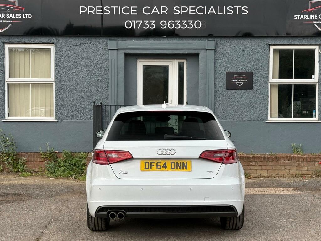 Audi A3 2.0 Tdi S Line Sportback S Tronic Euro 6 Ss DF64DNN White #4