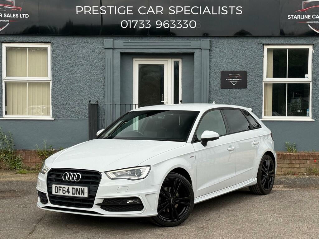 Audi A3 2.0 Tdi S Line Sportback S Tronic Euro 6 Ss DF64DNN White #2