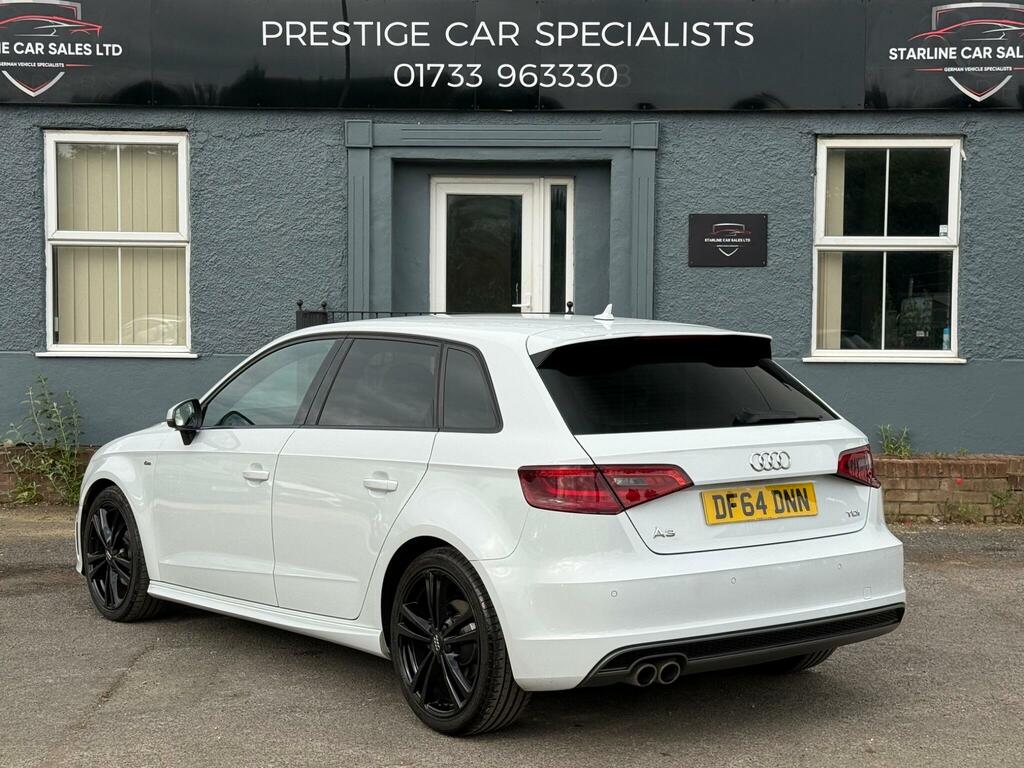 Audi A3 2.0 Tdi S Line Sportback S Tronic Euro 6 Ss DF64DNN White #3