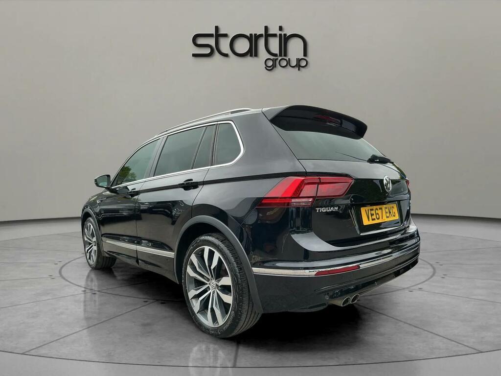 Volkswagen Tiguan 2.0 Tdi R-line Dsg 4Motion Euro 6 Ss VE67EKG Black #4