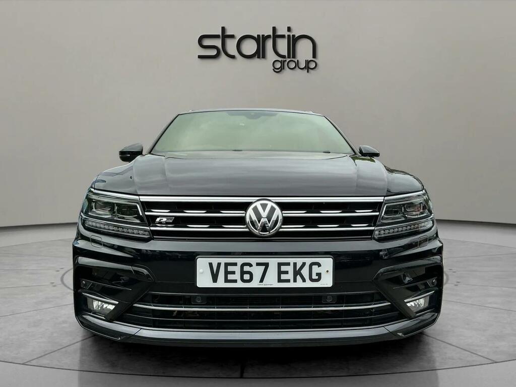 Volkswagen Tiguan 2.0 Tdi R-line Dsg 4Motion Euro 6 Ss VE67EKG Black #2