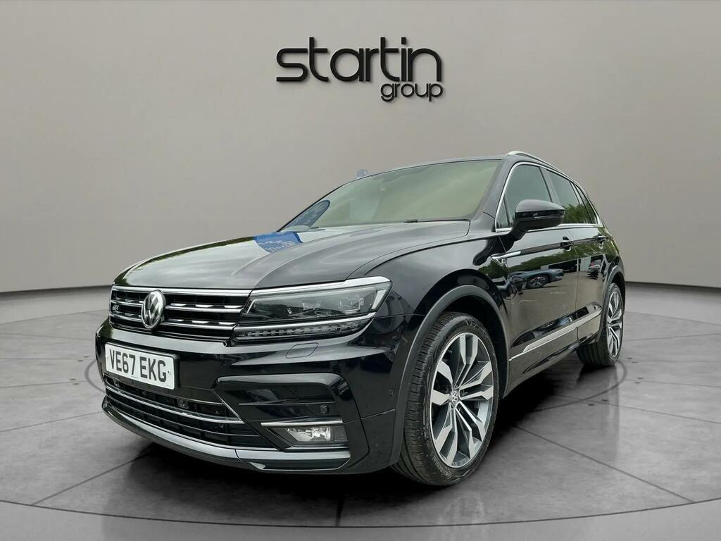 Volkswagen Tiguan 2.0 Tdi R-line Dsg 4Motion Euro 6 Ss VE67EKG Black #3