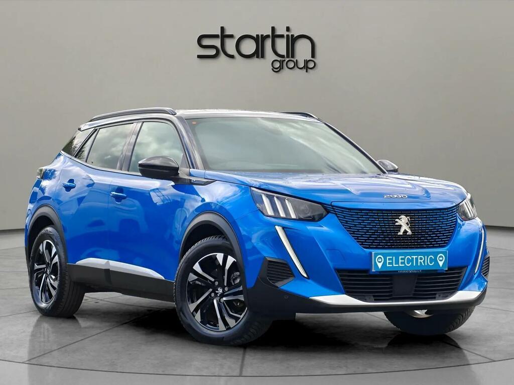 Peugeot e-2008 50Kwh Gt 7Kw Charger Blue