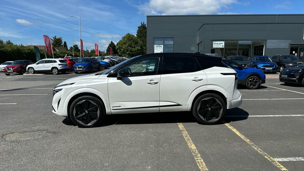 Nissan Qashqai 1.5 H E-power N-design Euro 6 Ss OW24LPN White #5
