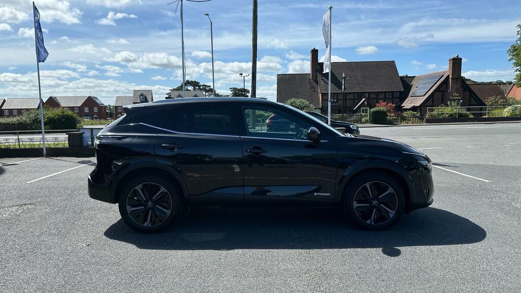 Nissan Qashqai 1.5 H E-power Tekna Euro 6 Ss OE25UJN Black #5