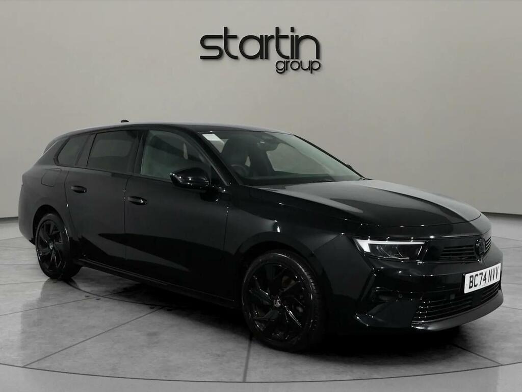 Vauxhall Astra 1.2 Turbo Gs Sports Tourer Euro 6 Ss BC74NVV Black
