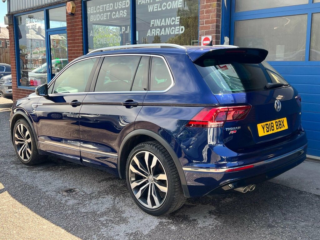 Volkswagen Tiguan 2.0 Tdi R-line 4Motion Euro 6 Ss YB18BBX Blue #4