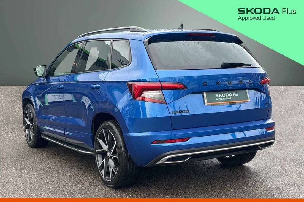 Skoda Karoq 2.0 Tsi 190 Sport Line 4X4 Dsg Blue #3