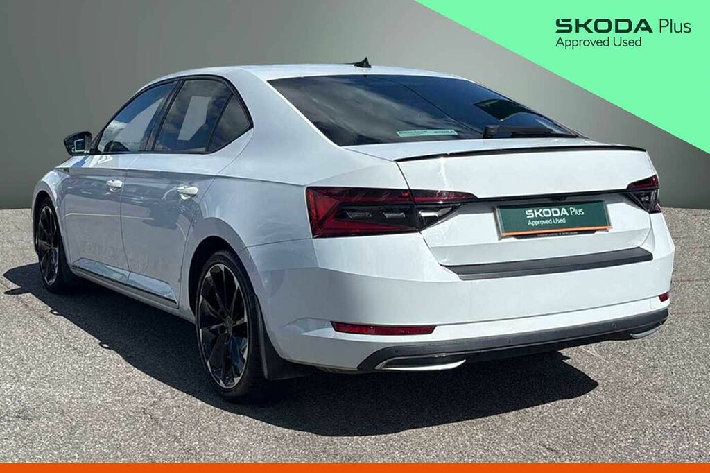 Skoda Superb 2.0 Tsi 190 Sport Line Plus Dsg White #3