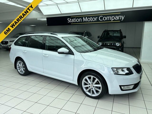 Skoda Octavia Tdi Se L Estate White