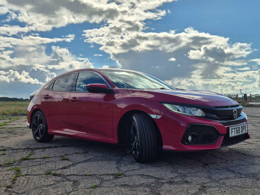 Honda Civic 1.0 Vtec Turbo Sr Euro 6 Ss FT68DPX Red #2