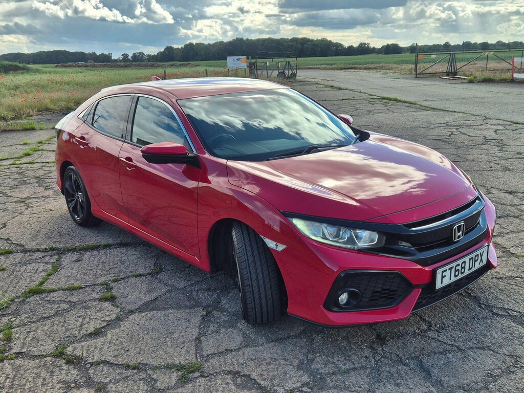 Honda Civic 1.0 Vtec Turbo Sr Euro 6 Ss FT68DPX Red #3