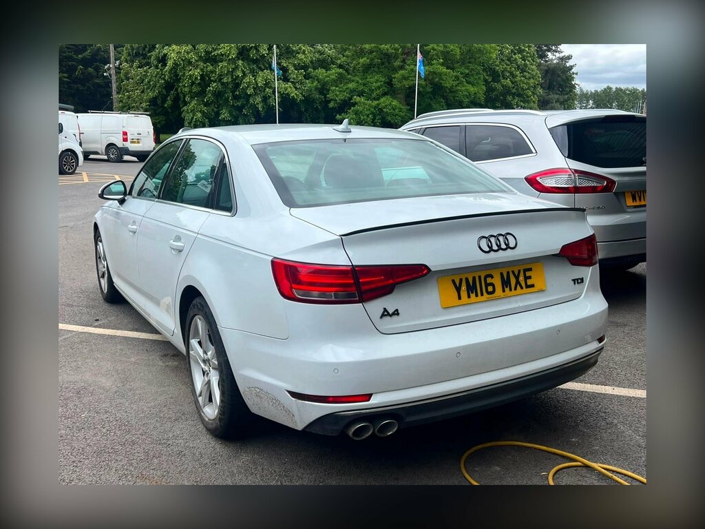 Audi A4 2.0 Tdi Ultra Sport Euro 6 Ss White #2