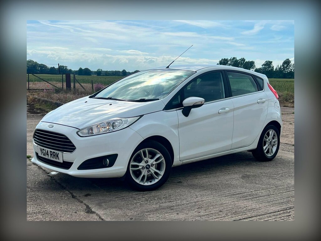 Ford Fiesta 1.0T Ecoboost Zetec Euro 5 Ss YG14RRK White #4