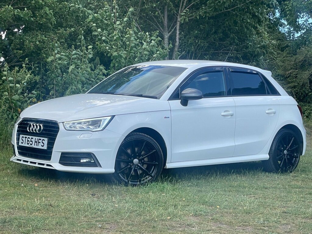 Audi A1 1.6 Tdi S Line Sportback Euro 6 Ss White #4