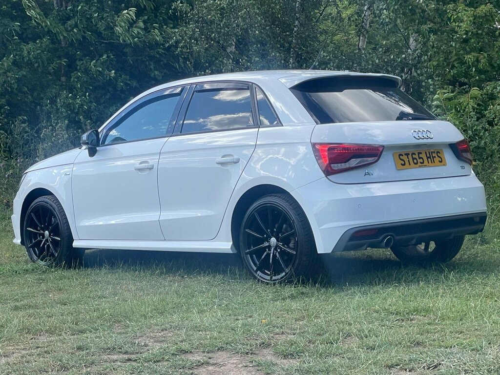 Audi A1 1.6 Tdi S Line Sportback Euro 6 Ss White #6