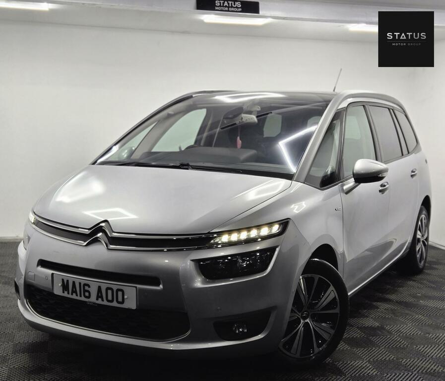 Citroen Grand C4 Picasso 1.6 Bluehdi Exclusive Eat6 Euro 6 Ss MA16AJO Silver #4