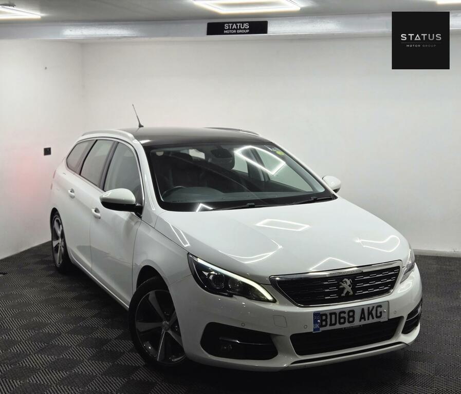 Peugeot 308 SW 1.5 Bluehdi Allure Eat Euro 6 Ss White #2