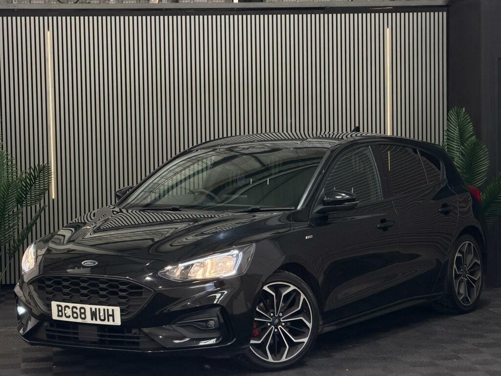 Ford Focus 1.0T Ecoboost St-line X Euro 6 Ss BC68WUH Black #3