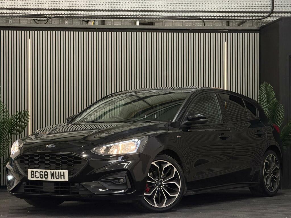 Ford Focus 1.0T Ecoboost St-line X Euro 6 Ss BC68WUH Black #2