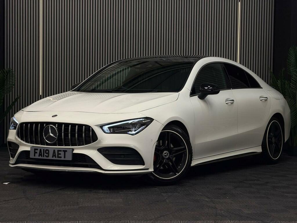 Mercedes-Benz CLA Class 1.3 Cla180 Amg Line Premium Plus Coupe 7G-dct Eu FA19AET White #2