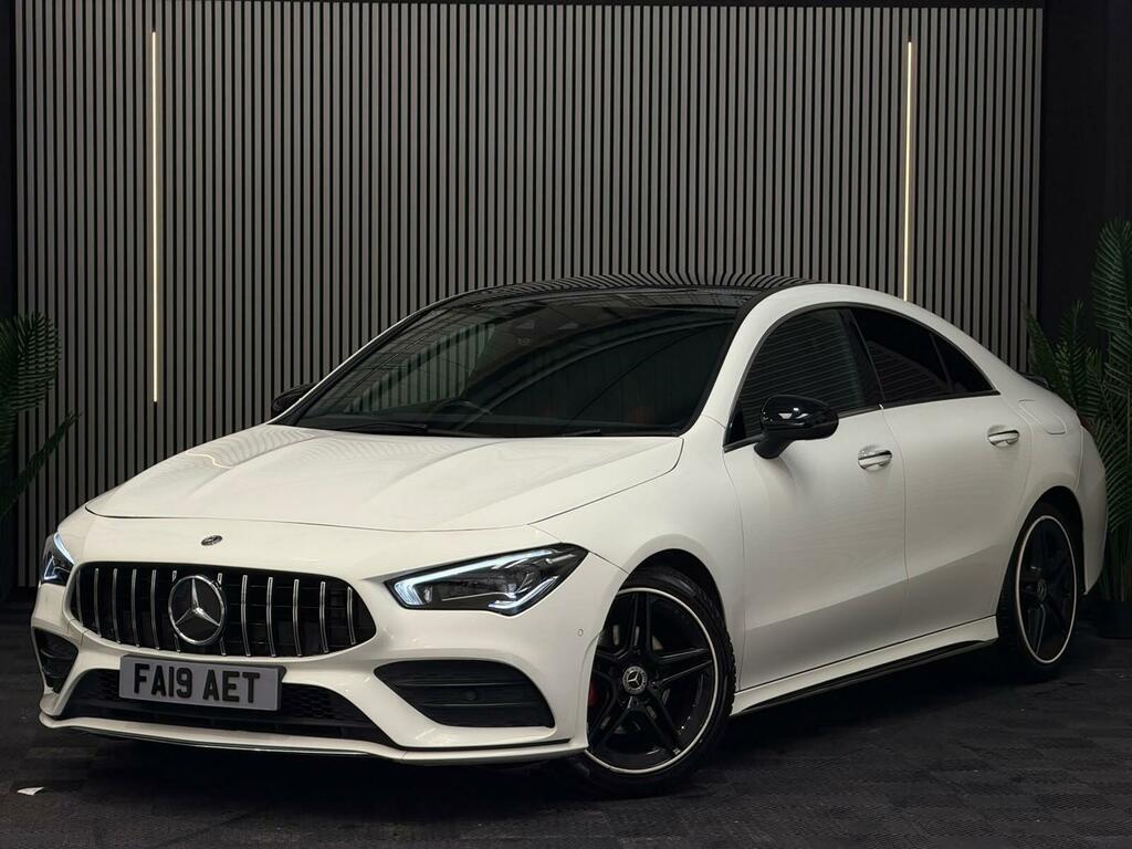 Mercedes-Benz CLA Class 1.3 Cla180 Amg Line Premium Plus Coupe 7G-dct Eu FA19AET White #3