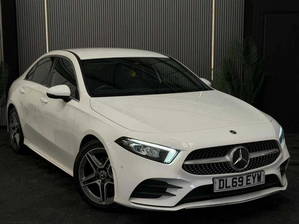 Mercedes-Benz A Class 1.5 A180d Amg Line Executive 7G-dct Euro 6 Ss DL69EYW White #4