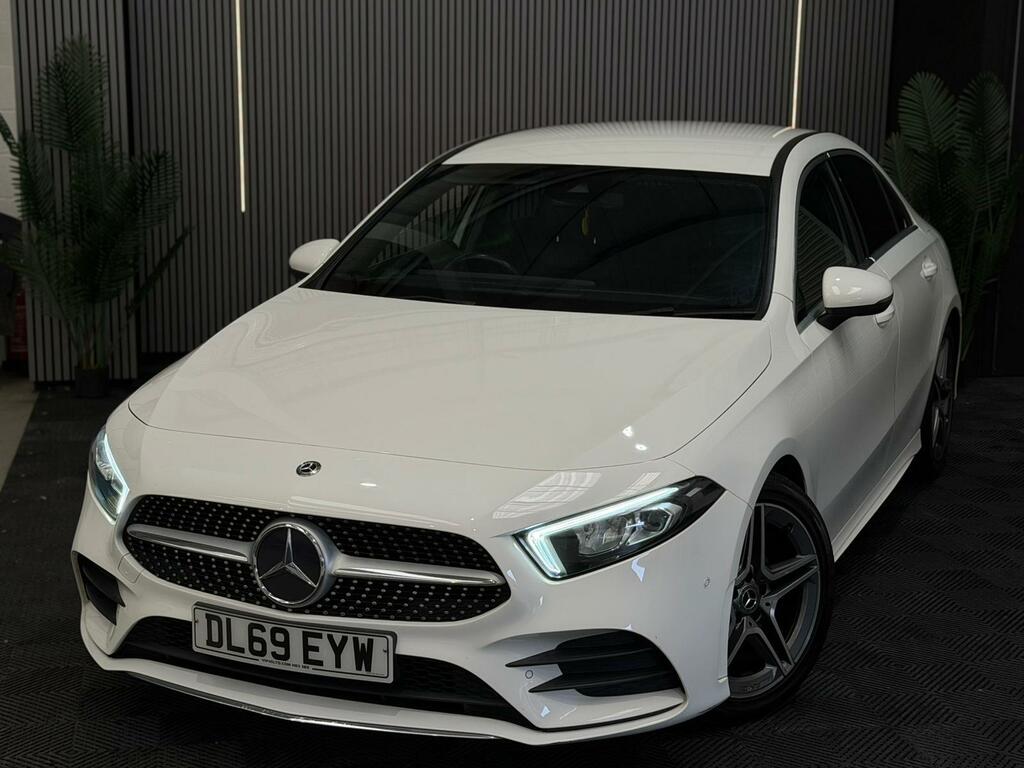 Mercedes-Benz A Class 1.5 A180d Amg Line Executive 7G-dct Euro 6 Ss DL69EYW White #3