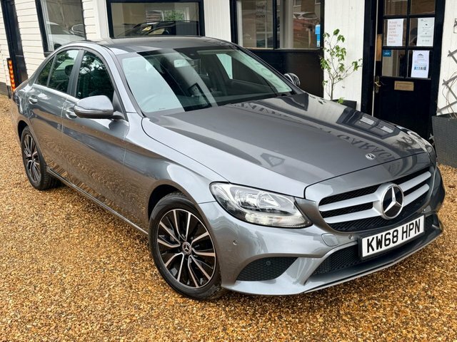 Mercedes-Benz C Class C220d Amg Line 2018 Grey #1