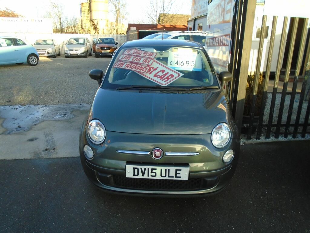 Fiat 500 1.2L Pop Hatchback Euro 6 69 Bh DV15ULE Grey #2