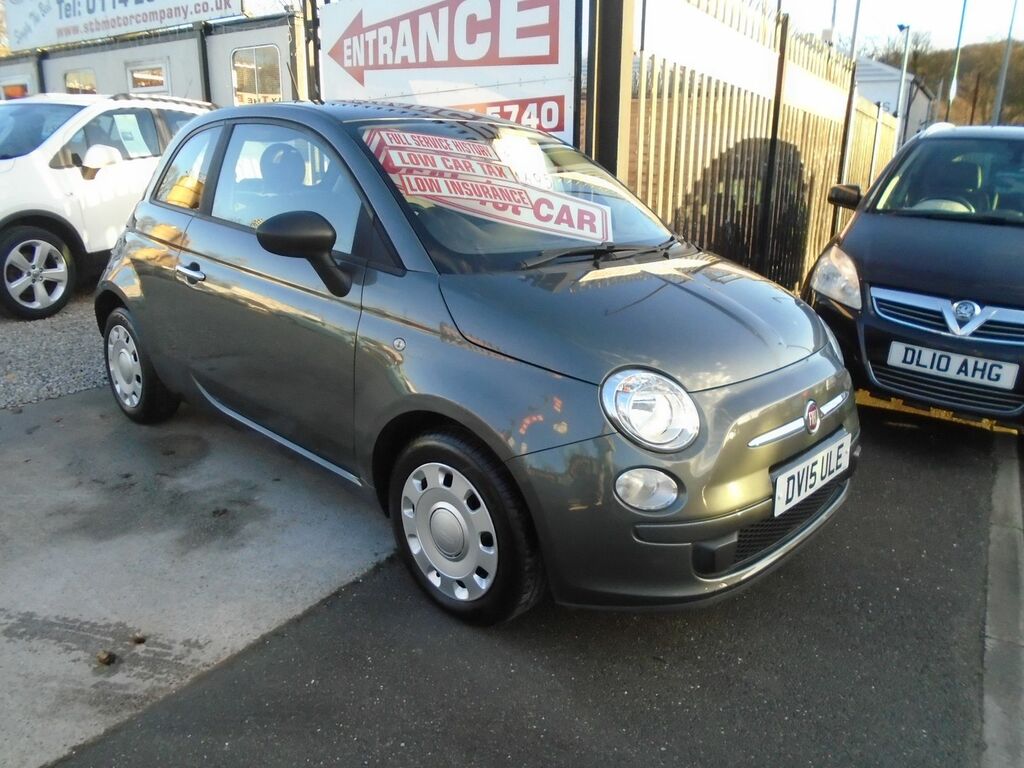Fiat 500 1.2L Pop Hatchback Euro 6 69 Bh DV15ULE Grey