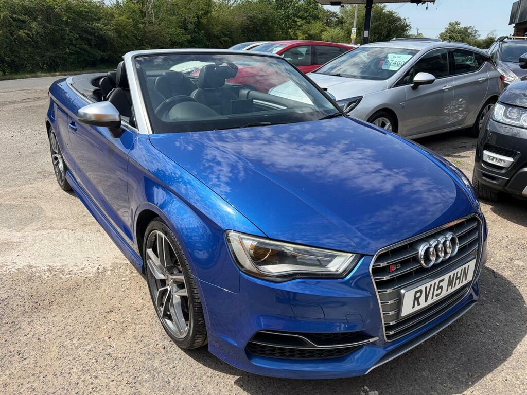 Audi S3 Convertible 2.0 Tfsi Cabriolet S Tronic Quattro Eu RV15MHN Blue #3
