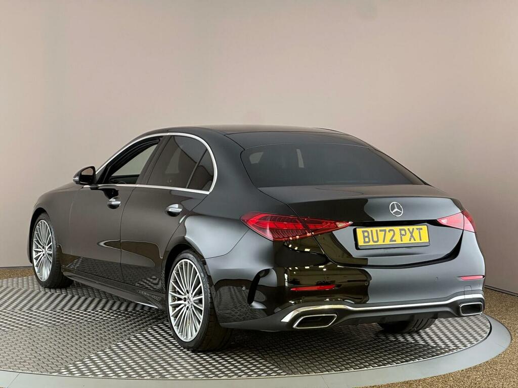 Mercedes-Benz C Class 2.0 C220dh Mhev Amg Line Premium G-tronic Euro BU72PXT Black #4