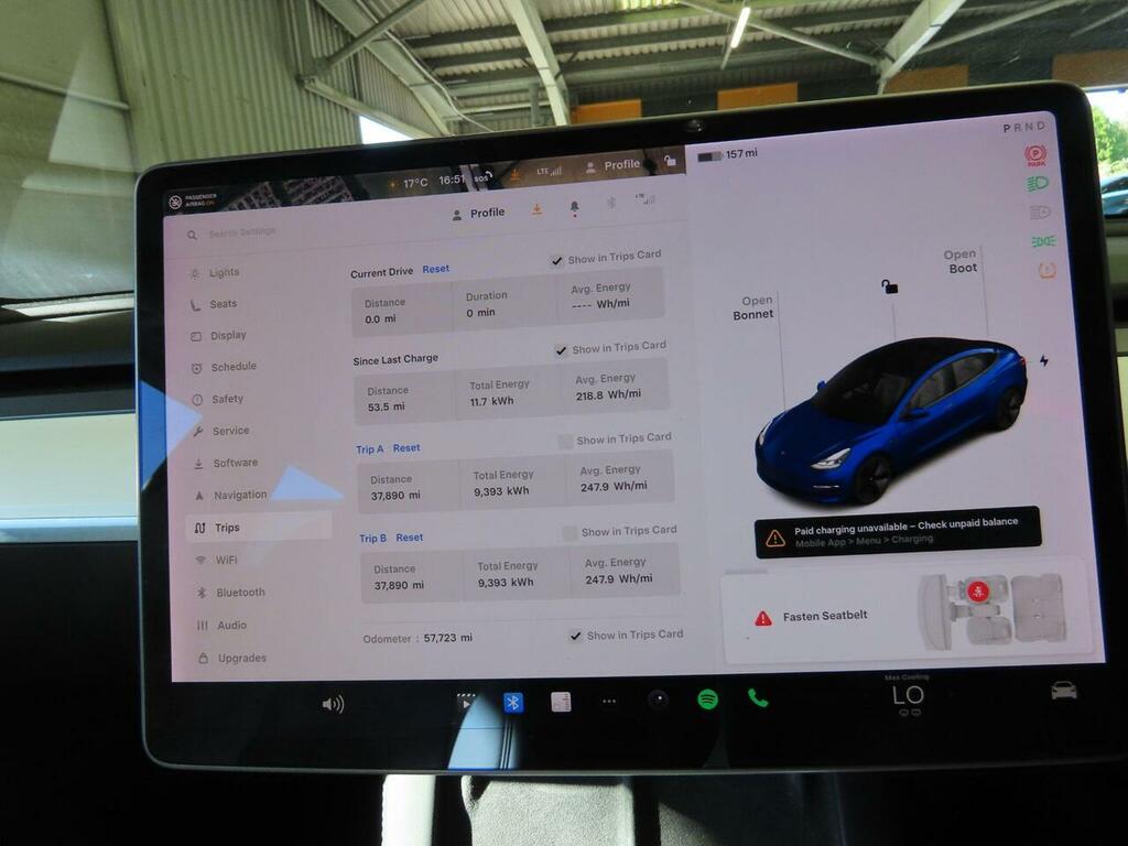 Tesla Model 3 Standard Range Plus Rwd YC21BSV Blue #6