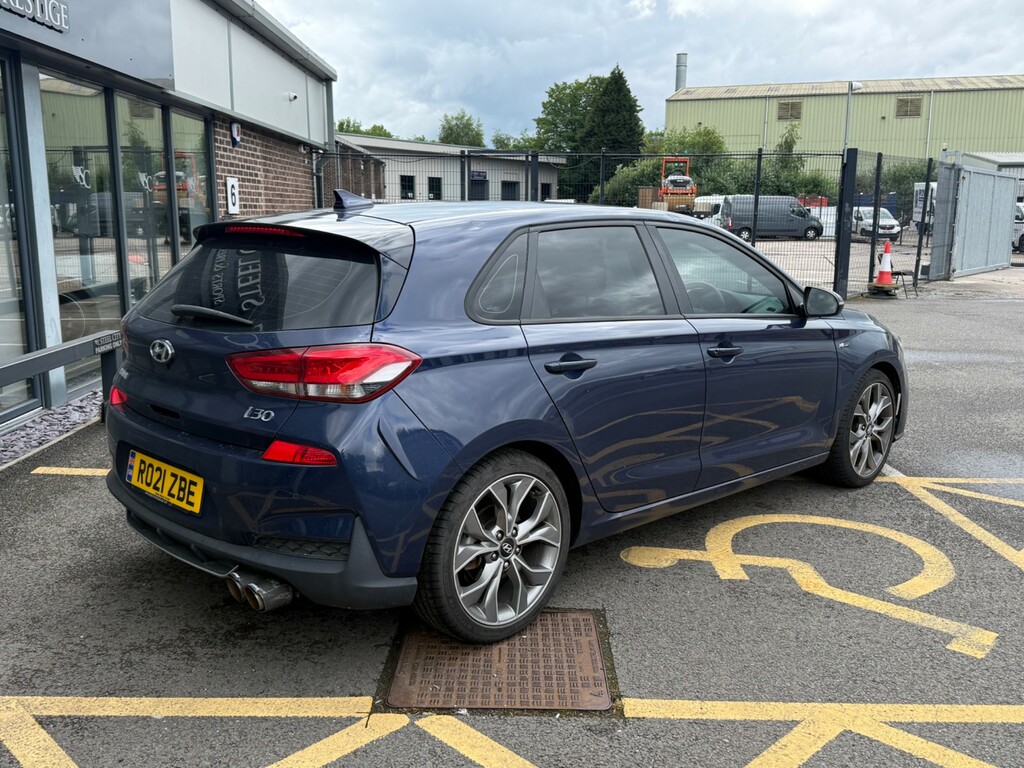 Hyundai I30 N Line Blue #4