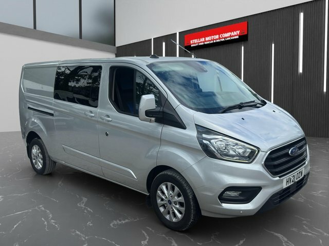 Ford Transit Custom 2021 2.0 320 Ecoblue Limited Crew Van L2 H1 Euro 6 Silver #2