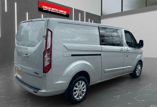Ford Transit Custom 2021 2.0 320 Ecoblue Limited Crew Van L2 H1 Euro 6 Silver #5