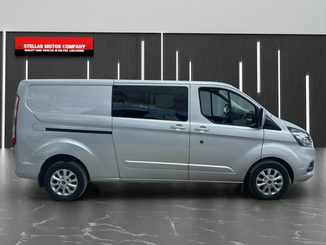 Ford Transit Custom 2021 2.0 320 Ecoblue Limited Crew Van L2 H1 Euro 6 Silver