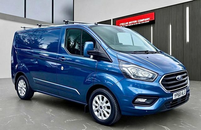Ford Transit Custom 2018 2.0 280 Ecoblue Limited L1 H1 Euro 6 YP68HLO Blue #2