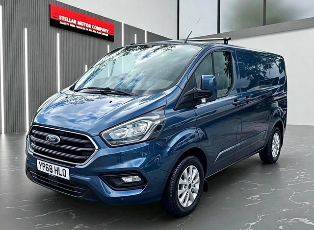 Ford Transit Custom 2018 2.0 280 Ecoblue Limited L1 H1 Euro 6 YP68HLO Blue #4