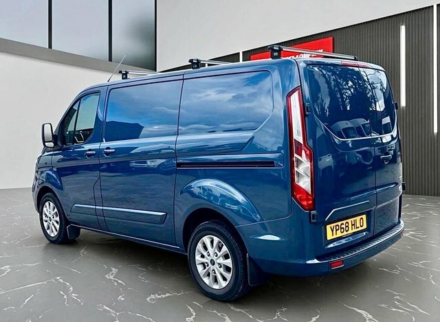 Ford Transit Custom 2018 2.0 280 Ecoblue Limited L1 H1 Euro 6 YP68HLO Blue #5