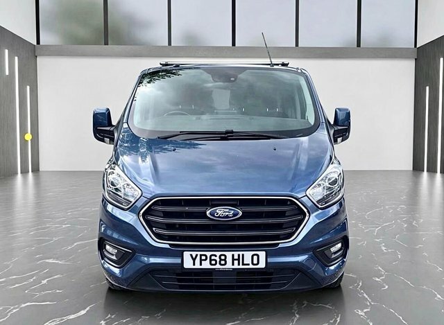 Ford Transit Custom 2018 2.0 280 Ecoblue Limited L1 H1 Euro 6 YP68HLO Blue #3