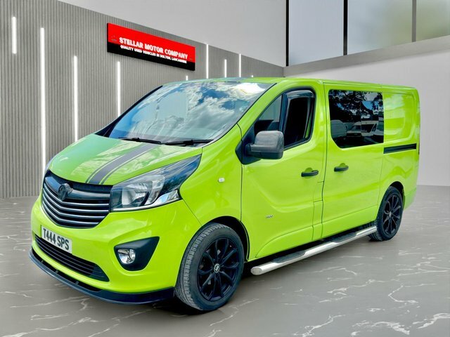 Vauxhall Vivaro 2015 1.6 Cdti 2900 Biturbo Ecoflex Crew Van L1 H1 Green #4