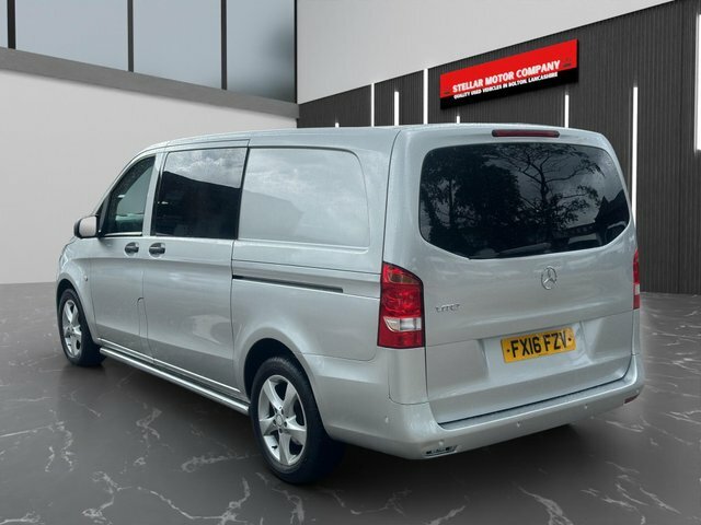 Mercedes-Benz Vito 2016 2.1 119 Cdi Bluetec Sport Crew Van G-tronic Silver #6