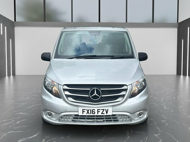 Mercedes-Benz Vito 2016 2.1 119 Cdi Bluetec Sport Crew Van G-tronic Silver #3