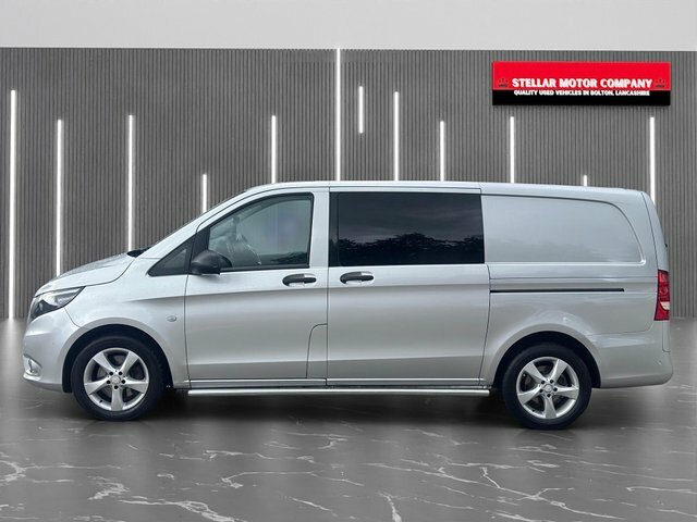 Mercedes-Benz Vito 2016 2.1 119 Cdi Bluetec Sport Crew Van G-tronic Silver #5