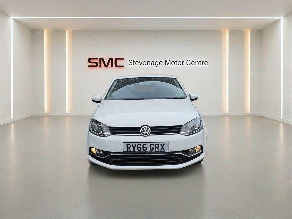 Volkswagen Polo 1.2 Tsi Bluemotion Tech Match Euro 6 Ss RV66GRX White #3
