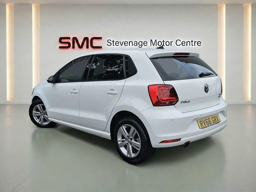 Volkswagen Polo 1.2 Tsi Bluemotion Tech Match Euro 6 Ss RV66GRX White #5