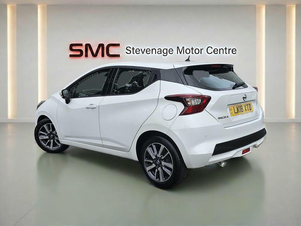 Nissan Micra Acenta White #4